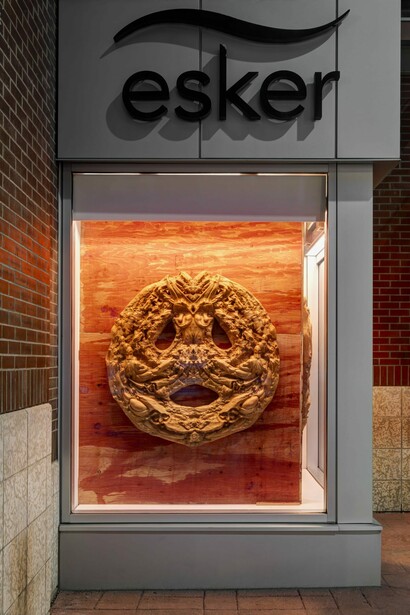 Johnathan Onyschuk, Old growth, exhibition view. Courtesy of Esker Foundation