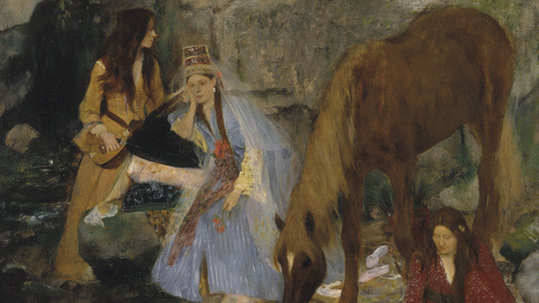 Edgar Degas
Ritratto di Mademoiselle E[ugénie] F[iocre]: a proposito del balletto "La Source"
© Photo Brooklyn Museum