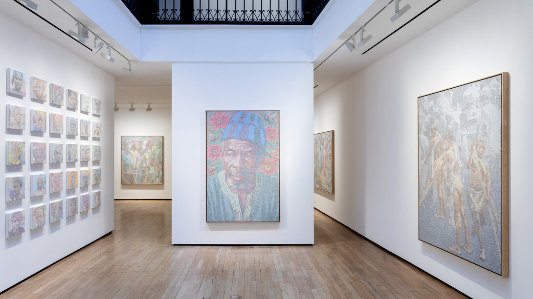 Alioune Diagne, Saytu, exhibition view. Courtesy of Templon