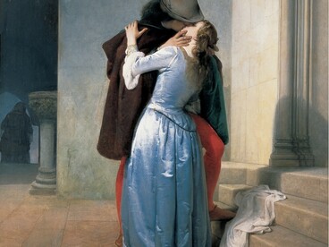 Francesco Hayez, Il bacio, 1867, Pinacoteca di Brera, Milano, Italia