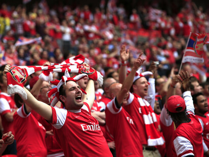 Los hooligans del Arsenal