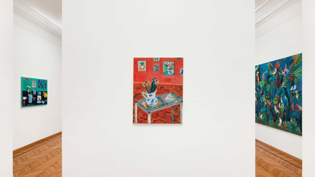 Georgina Gratrix, Notes from the studio, vista della mostra. Per gentile concessione della Galleria Monica De Cardenas