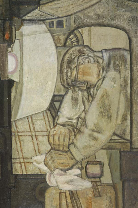 Prunella Clough, Printer Cleaning Press