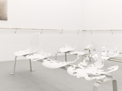 Adolfo Bimer, Life between, exhibition view. Courtesy of Rodriguez Foundation