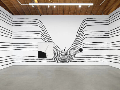 Christine Sun Kim, American sigh language, exhibition view. Courtesy of François Ghebaly Gallery