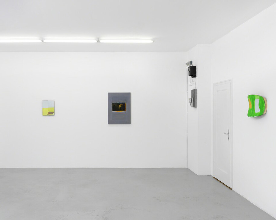 Ron Gorchov, Erik Lindman and Nathlie Provosty. Courtesy of Ribordy Contemporary