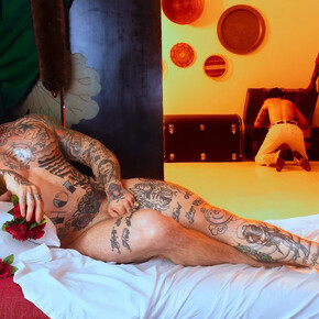 Omar Soto, Venus of Urbino (detail), 2024. Courtesy of Lisa Sette Gallery