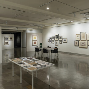 Gulammohammed Sheikh, Hand prints | Mind prints, exhibition view. Courtesy of Vadehra Art Gallery