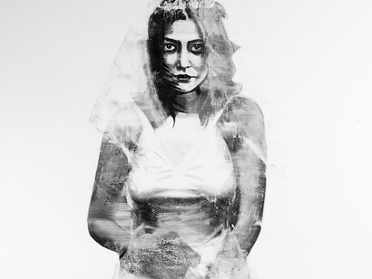 Afshin Pirhashemi, Untitled, 2014, Oil on canvas, 100 x 100 cm