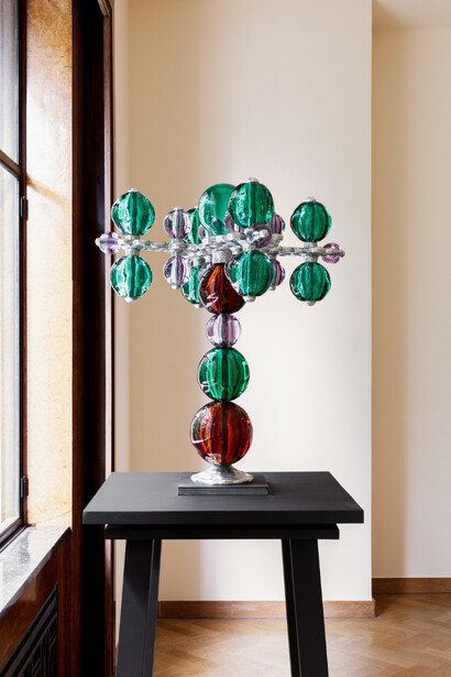Jean-Michel Othoniel, Diary of happiness, exhibition view. Courtesy of the Boghossian Foundation