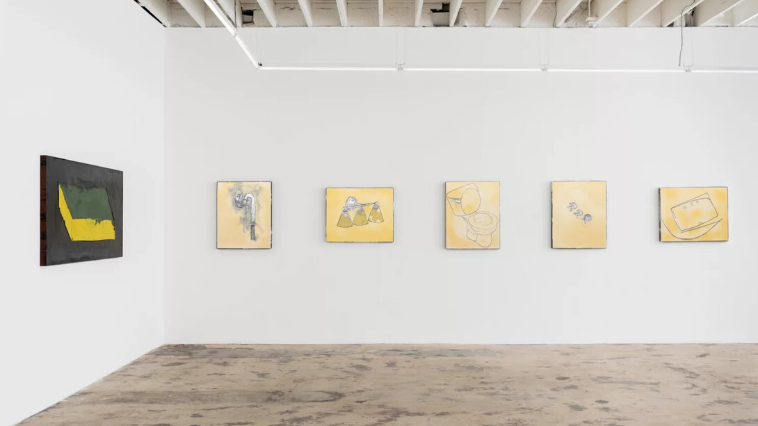 Rhys Gaetano, Cleanliness is next to godliness, exhibition view. Courtesy of Nina Johnson Gallery