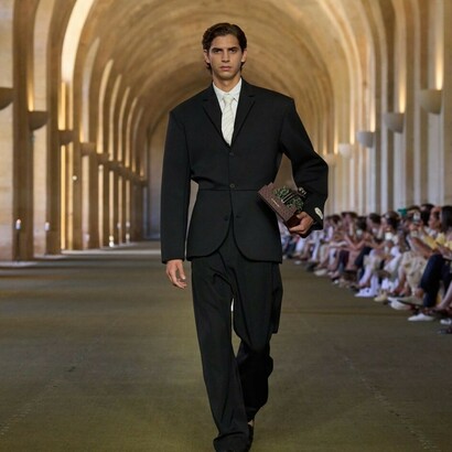 Jacquemus' 2025 collection, Le Paysan, was showcased in a spectacular fashion show at the Château de Versailles, France
