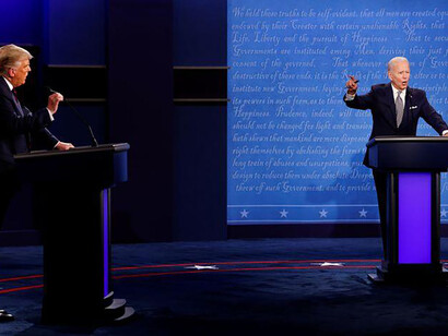 Débat lors des élections 2020 entre Joe Biden et Donald Trump © Bryan Snyder/Reuters