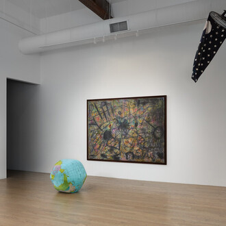 Gregory Bae and Tony Lewis, Let’s go exploring! Exhibition view. Courtesy of Patron