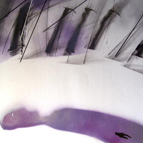 Vladislav Makarov “Requiem” 2008, mixed media, 70 х 100 cm, 2008, from Sergey Chubraev’s collection
