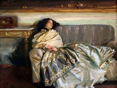 John Singer Sargent, Nonchaloir (Repose), 1911, óleo sobre tela, 63.8 x 76.2 cm. National Gallery of Art, Washington