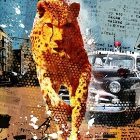 Robert Hilmersson, Speed Limit, Ltd Edition screen print in colours