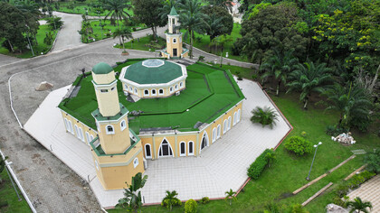 La synagogue du Temple interreligieux à Pointe-Noire, Congo. Un symbole de paix au coeur de l'Afrique