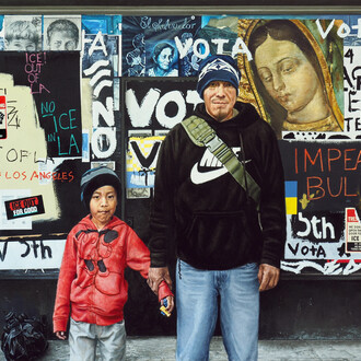 John Nava, 6th street (detail), 2025. Courtesy of Craig Krull Gallery