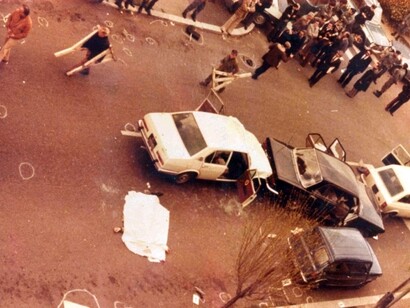 La strage di Via Fani, l'uccisione della scorta di Aldo Moro da parte delle Brigate Rosse