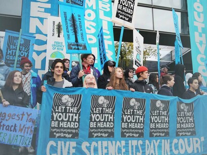In the United States, young people formed a nonprofit organization, Our Children’s Trust 