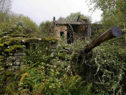 Pueblo abandonado en Galicia