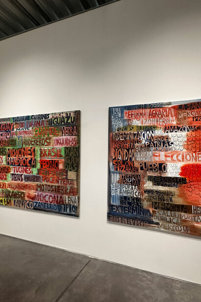 Florencia Böhtlingk, Juro que todo esto sucedió en un día, vista de exhibición. Cortesía de Galería Hache