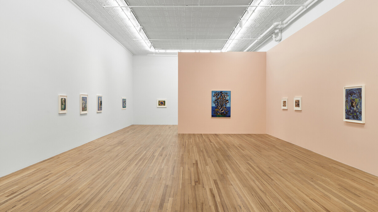 Eileen Agar, Leaves of the world, exhibition view. Courtesy of Andrew Kreps Gallery