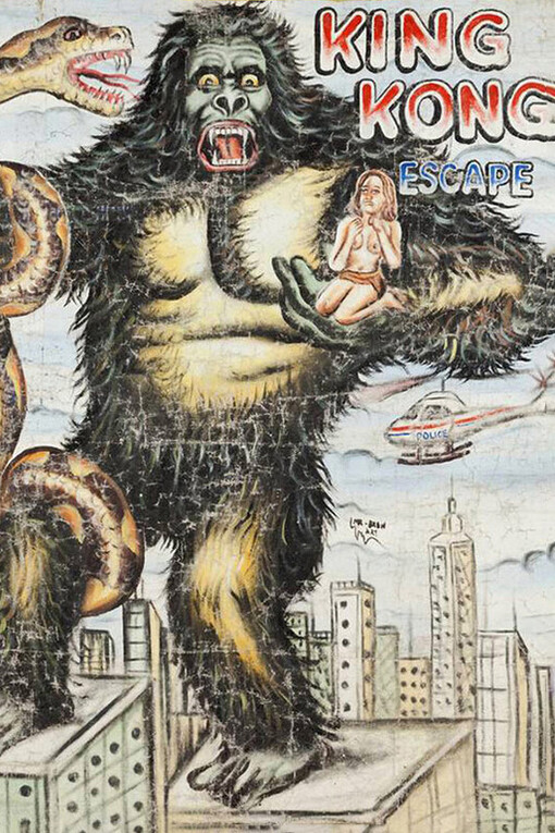 Poster ghanés de "King Kong"