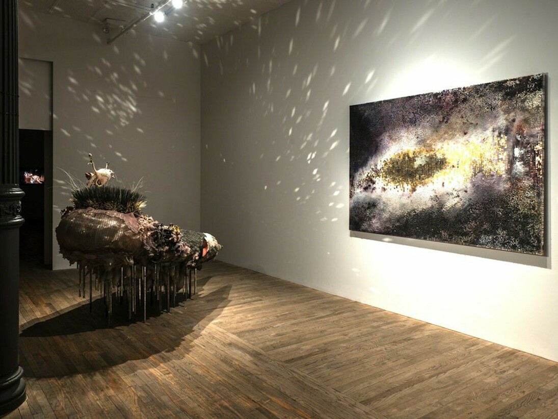 Monica Cook, Milk, Exhibition view. Courtesy of Postmasters Gallery 