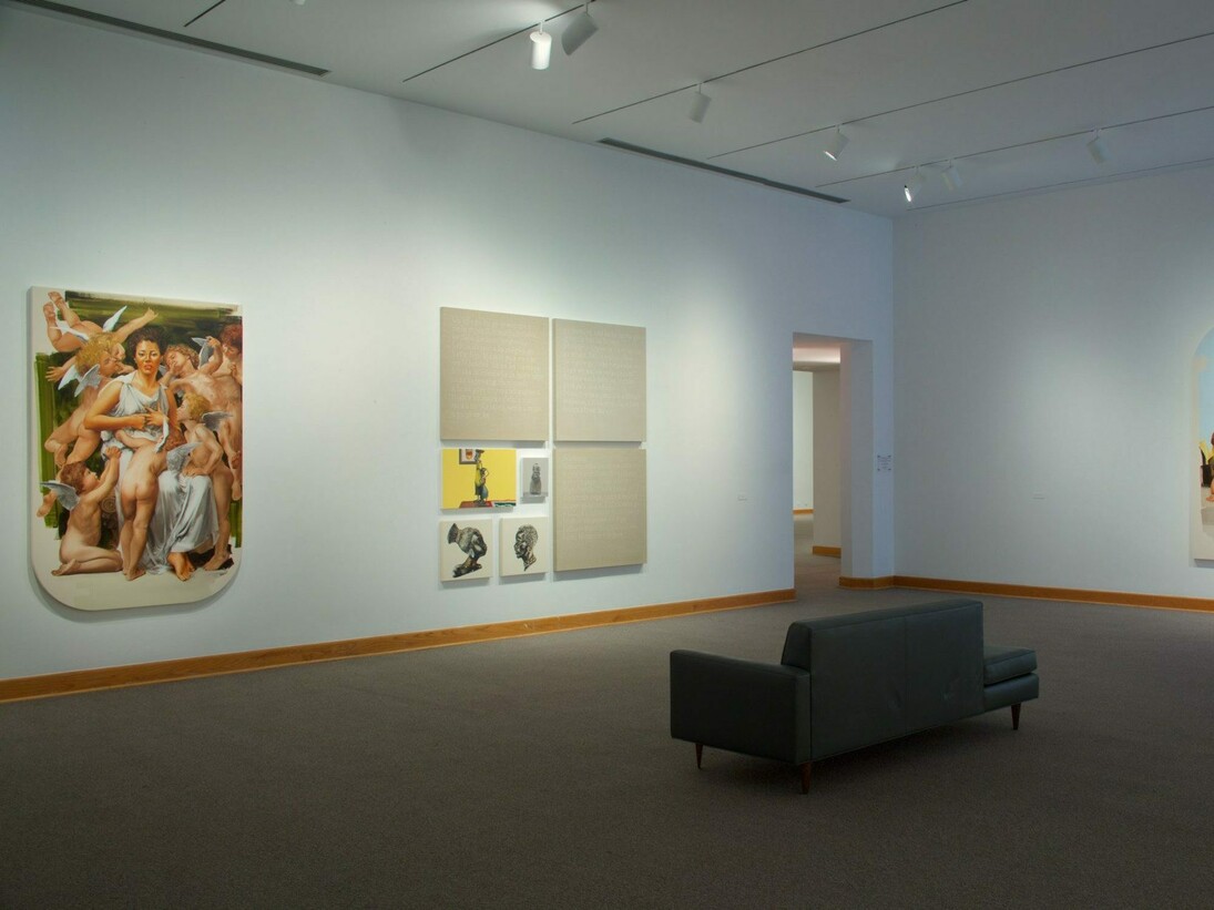 Meleko Mokgosi, Exhibition view. Courtesy of WCMA