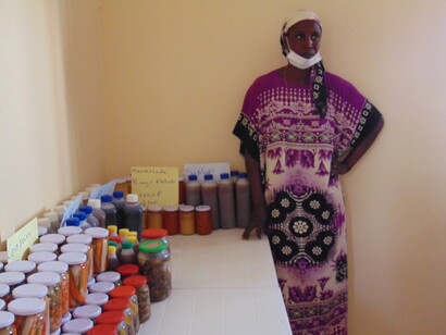 Almacen de alimentos en Niodior, Senegal