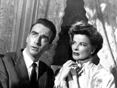 Montgomery Clift and Katharine Hepburn in 'Suddenly, Last Summer'