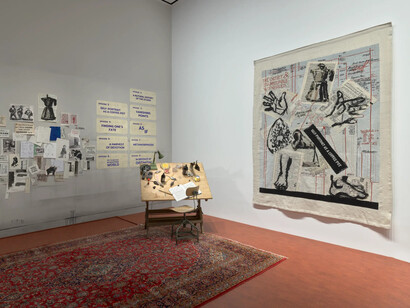 William Kentridge, A natural history of the studio, exhibition view. Courtesy of Hauser & Wirth Gallery