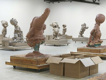 Paul McCarthy, Raw Spinoffs Continuations, Exhibition view. Courtesy of Hauser & Wirth