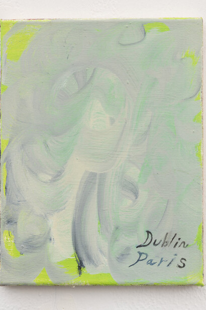 Tam Ochiai, Bonn, Vienna (Beethoven), 2023 oil on canvas, 22 x 18 inches photo: Adam Reich. Courtesy of Meredith Rosen Gallery