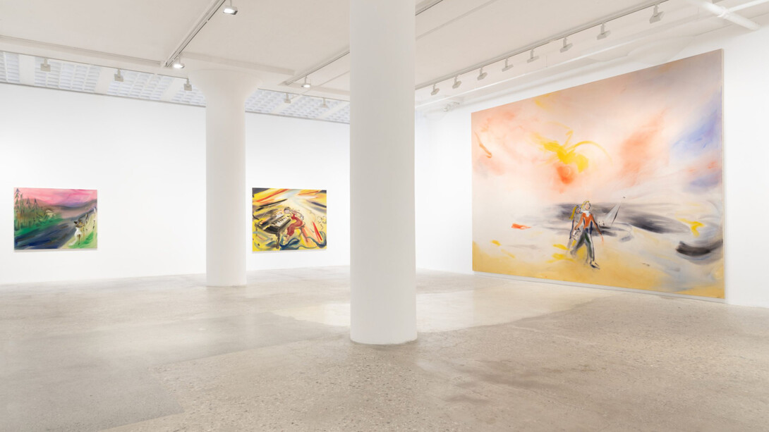 Sophie von Hellermann, After a dream, exhibition view. Courtesy of Greene Naftali