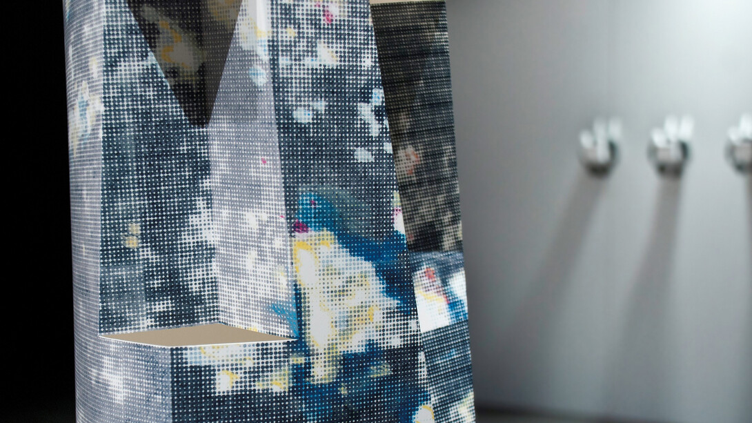 Marie Lelouche, Exhibition view « I am walking in… », 2015, sculpture (detail) Le Fresnoy, Studio national des arts contemporains, Tourcoing, France. Copyright Le Fresnoy Studio national des arts contemporains, Courtesy Galerie Alberta Pane