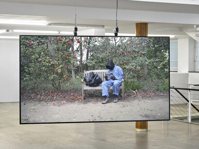 Rodney McMillian, In other realms, exhibition view. Courtesy of Capitain Petzel