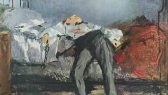 Édouard Manet (1832-1883) «El suicida» [El hombre suicidado]. Hacia 1877, óleo sobre lienzo. Colección de la Fundación E.G. Bührle, Zúrich, Suiza