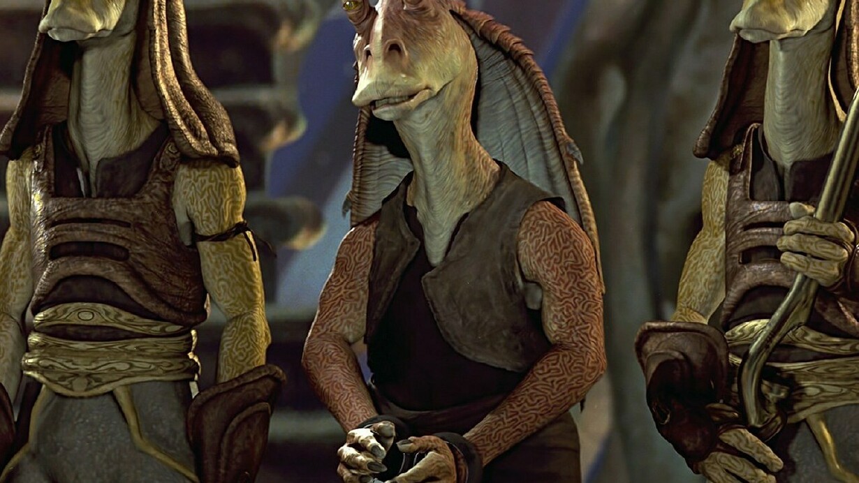 Star Wars. Jar Jar Binks y los gungans