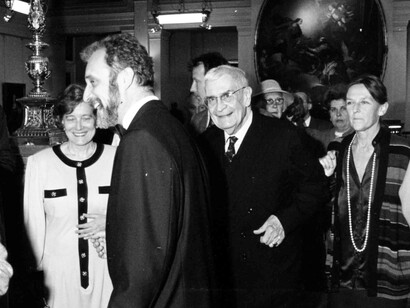 Federico Zeri con Ksenija Rozman