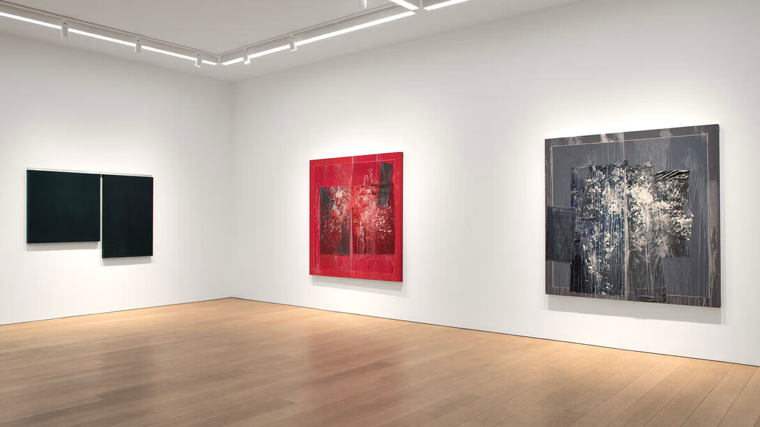 Denzil Hurley and Reginald Sylvester II, Beyond the frame: abstraction reconstructed, exhibition view. Courtesy of Canada Gallery