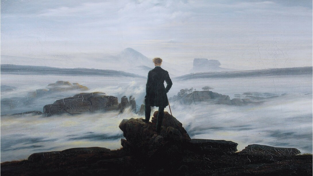 «El caminante sobre el mar de nubes» (1817–1818), Caspar David Friedrich