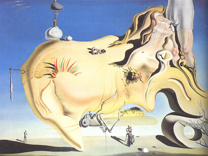 Salvador Dalí, Il grande masturbatore, olio su tela, 1929, Museo nacional centro de arte Reina Sofía, Madrid, Spagna