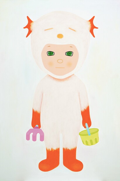 Satoru Koizumi, Portrait of someone (detail). Courtesy of GR gallery