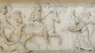 G.M. Benzoni, Monumento alla Pace, 1840-1844. Bassorilievo. Bergamo, Pinacoteca Giacomo Carrara, foto Francesca Panseri