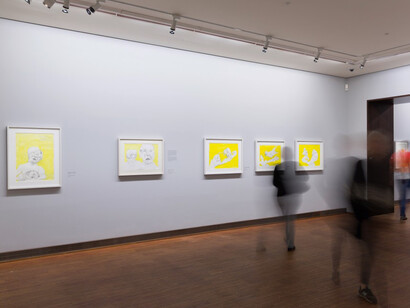 Maria Lassnig, Exhibition view. Courtesy of Albertina