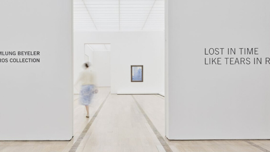 Lost in time like tears in rain. Courtesy of Fondation Beyeler