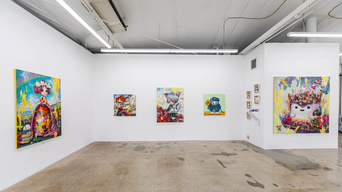 Yosuke Ueno, Beautiful Noise, 2023, installation view. Courtesy the artist and Thinkspace Projects